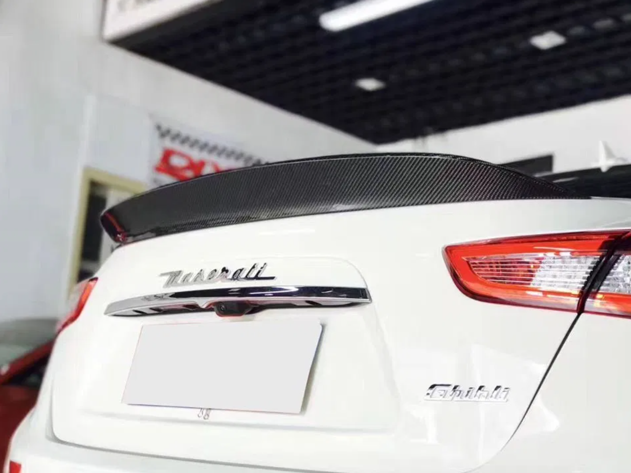 CMST Carbon Fiber Rear Spoiler for Maserati Ghibli 2014-ON