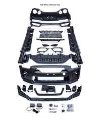 CMST Polypropylene PP Rear Bumper and Rear Diffuser Valance for Nissan GTR GT-R R35 2008-2016 Facelift Conversion