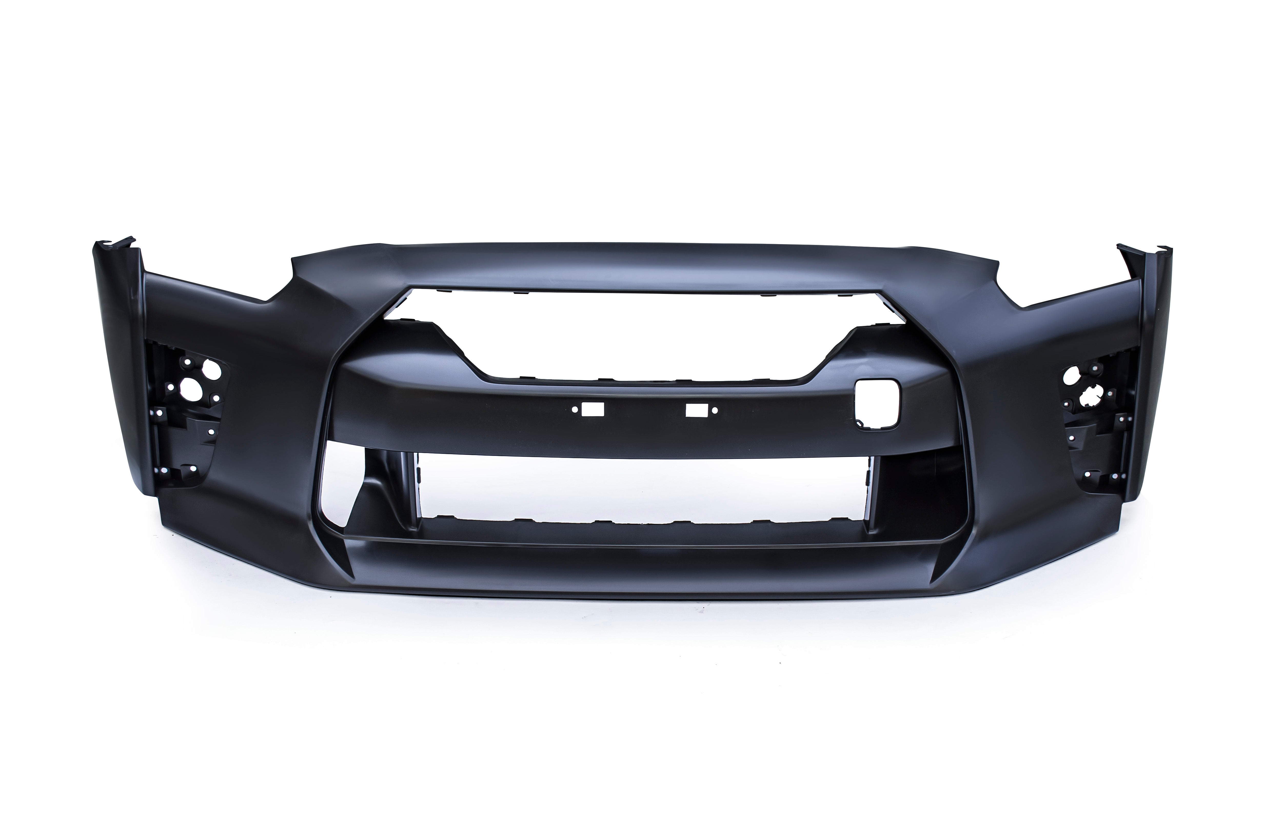 CMST Polypropylene PP Front Bumper & Front Lip for Nissan GTR GT-R R35 2008-2016 Facelift Conversion
