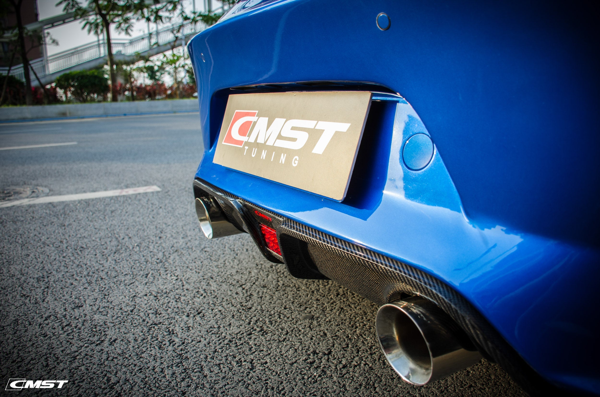 CMST Partial Carbon Fiber Rear Bumper & Diffuser for Porsche 911 (991.1) 2012-2015