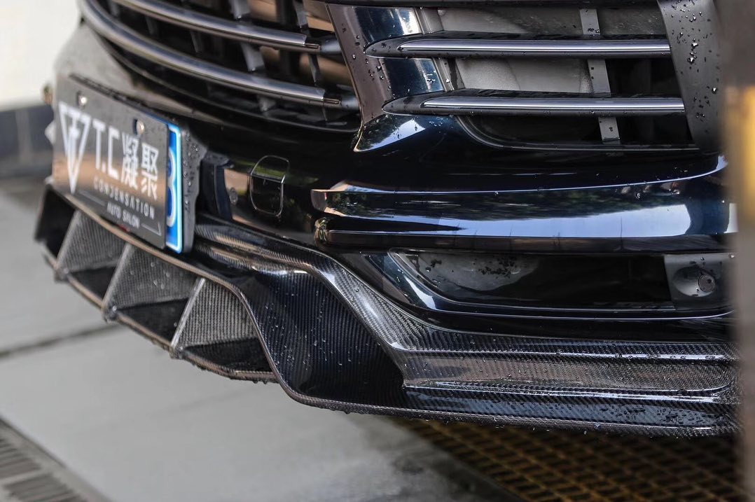 CMST Carbon Fiber Front Lip for Porsche Cayenne 9Y0 2018-ON