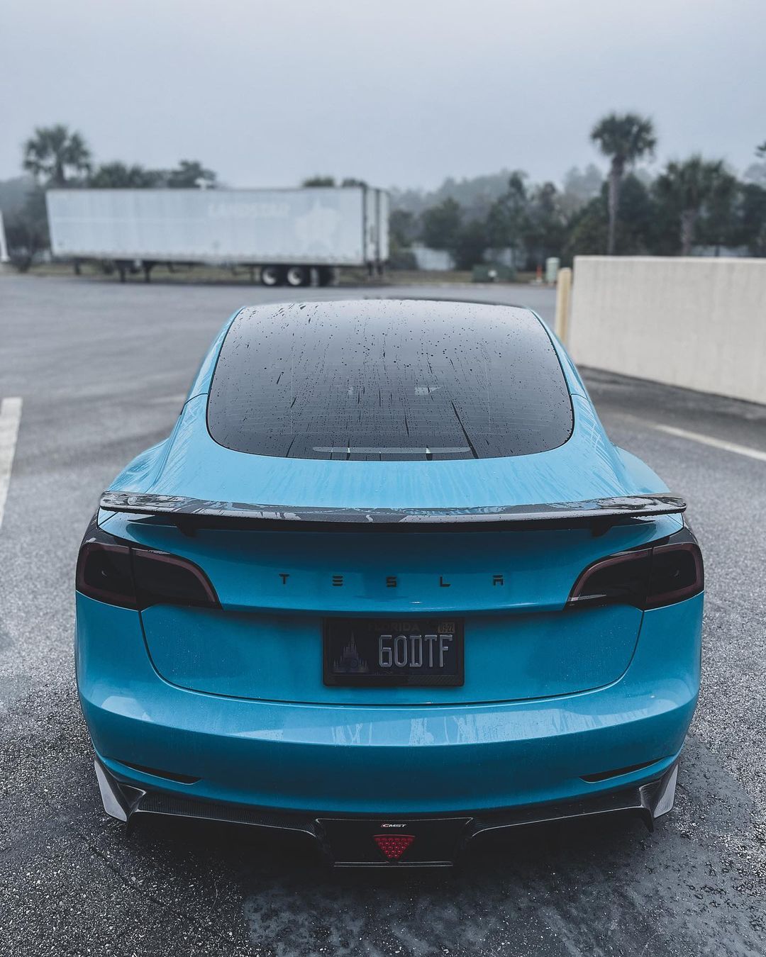 New Release!! CMST Tesla Model 3 Carbon Fiber Rear Spoiler Ver.3