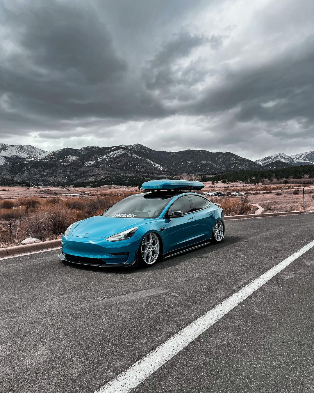 New Release!!! CMST Tesla Model 3 Carbon Fiber Front Lip Ver.4