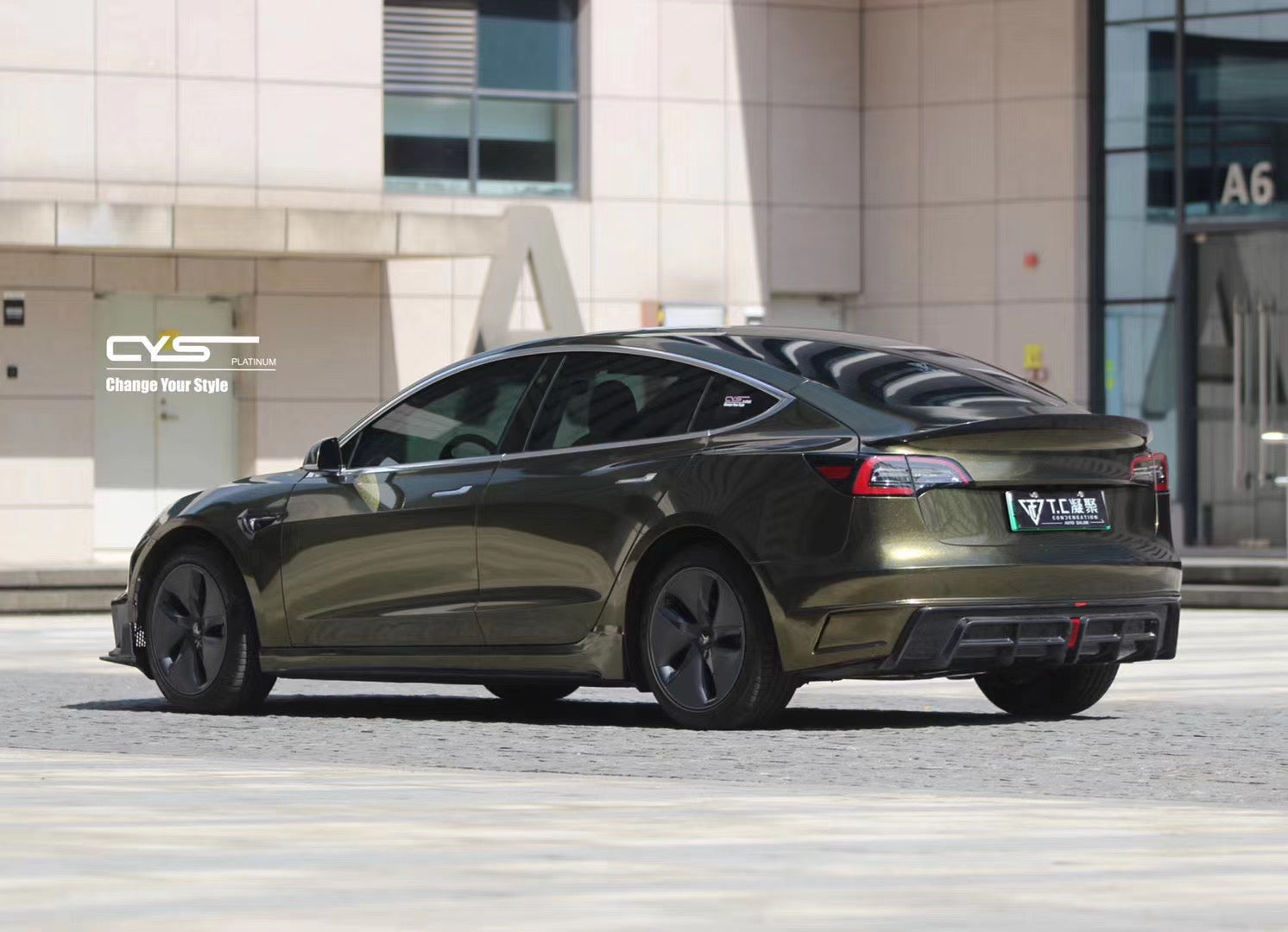 CMST Tuning Carbon Fiber Full Body Kit Style D for Tesla Model 3