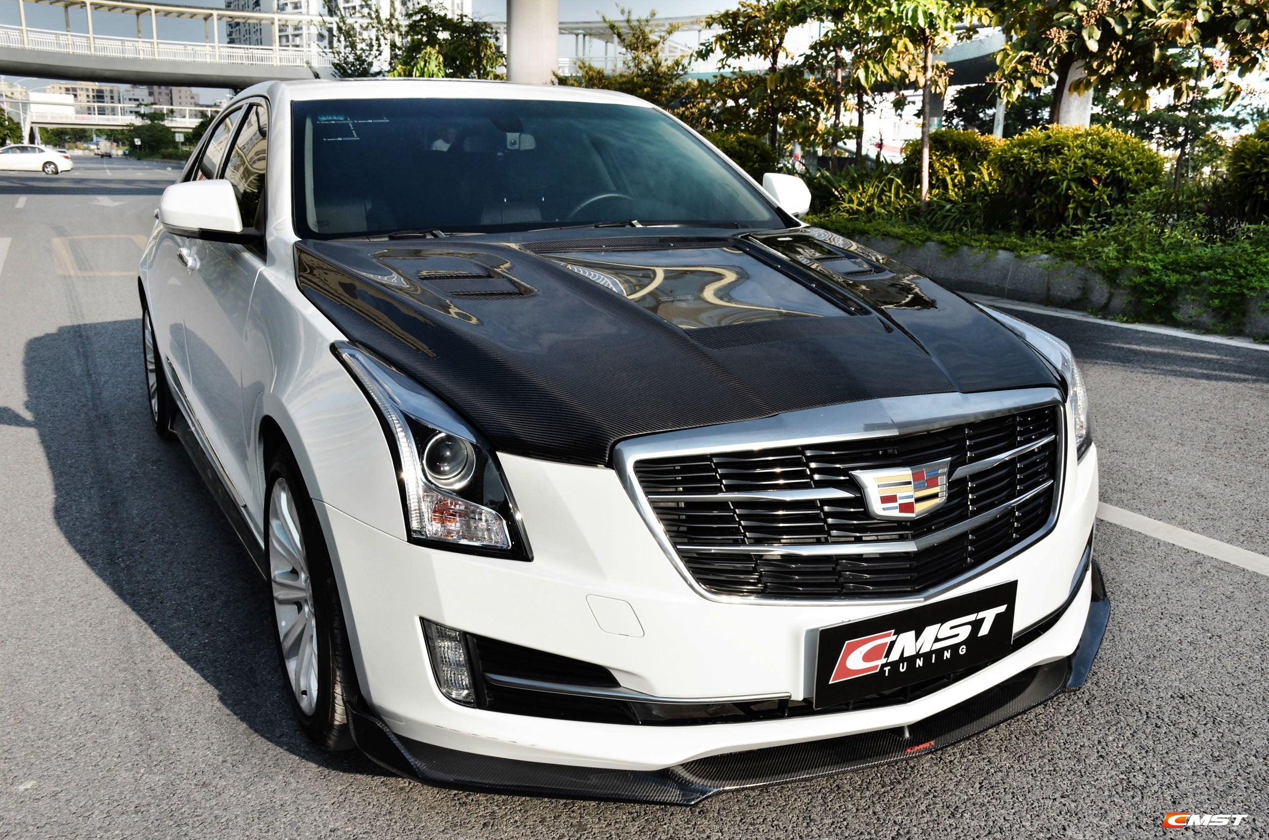 CMST Tuning Carbon Fiber Side Skirts for Cadillac ATS 2014-2016