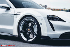 CMST Tuning Carbon Fiber Widebody Wheel Arches for Porsche Taycan & 4S & Turbo & Turbo S