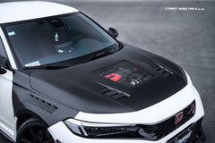 CMST Tuning Carbon Fiber Glass Transparent Hood Bonnet Ver.2 for Honda Civic Type-R FL5 - performance speedshop