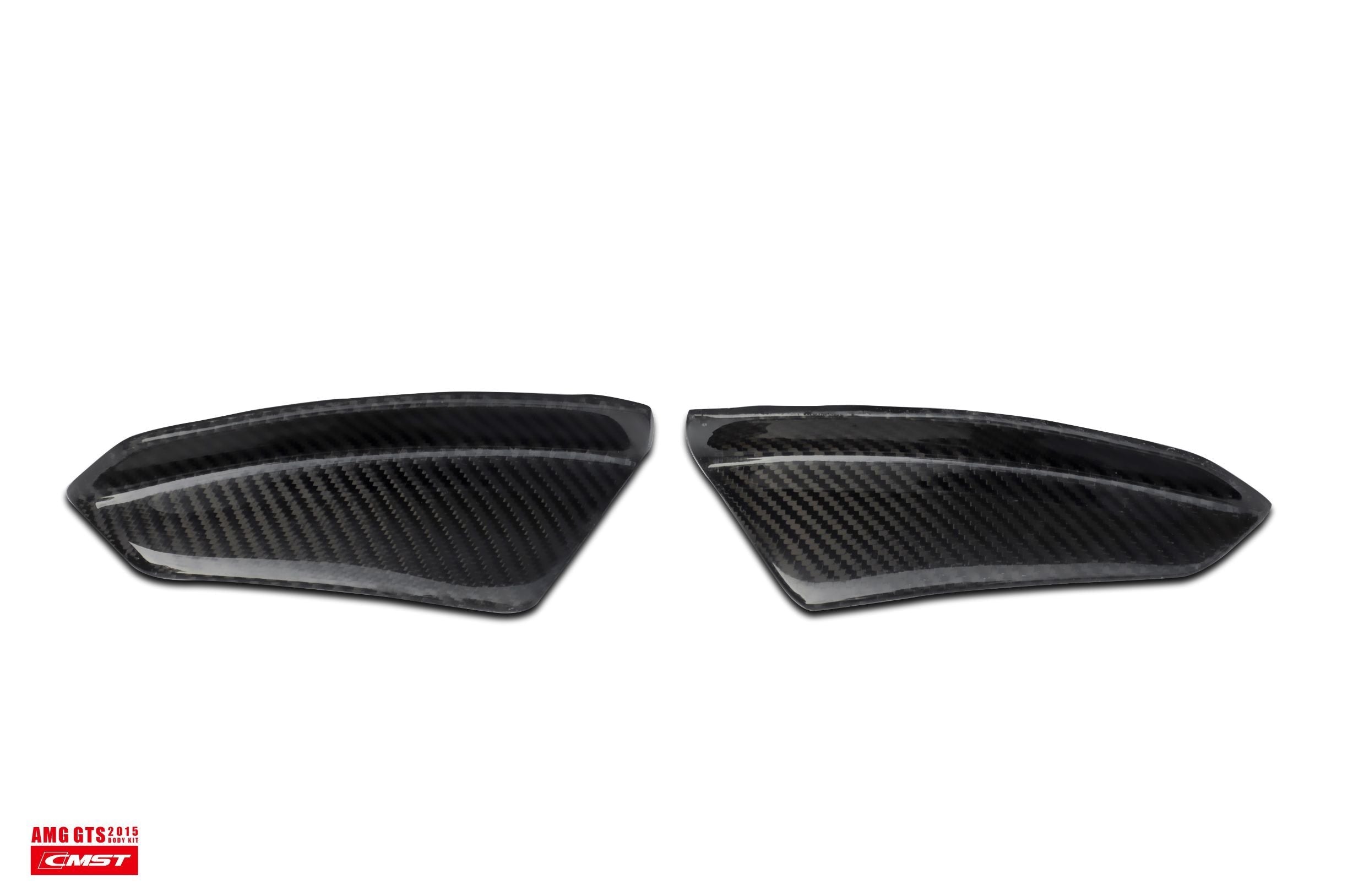 CMST Tuning Carbon Fiber Front Bumper Canards for Mercedes Benz C190 AMG GT GTS 2015-2017