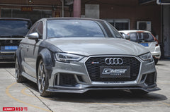 New Release!! CMST Tuning Carbon Fiber Widebody Fender Arches ( 12 Pcs ) for Audi RS3 2014-ON