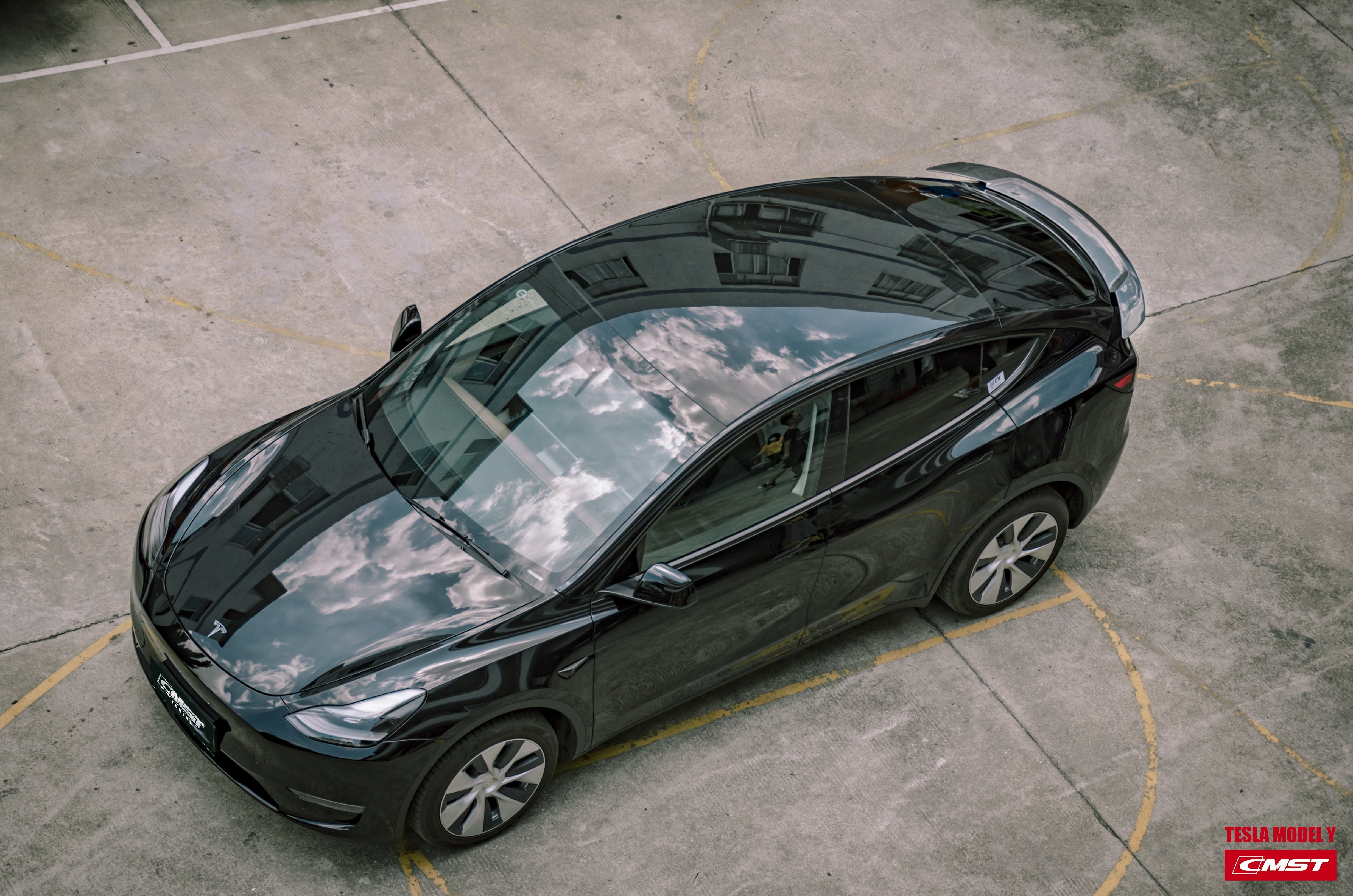 CMST Tuning Carbon Fiber Rear Spoiler Ver.2 for Tesla Model Y