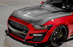 CMST Tuning Carbon Fiber Glass Transparent Hood for Ford Mustang S550.1 2015- 2017
