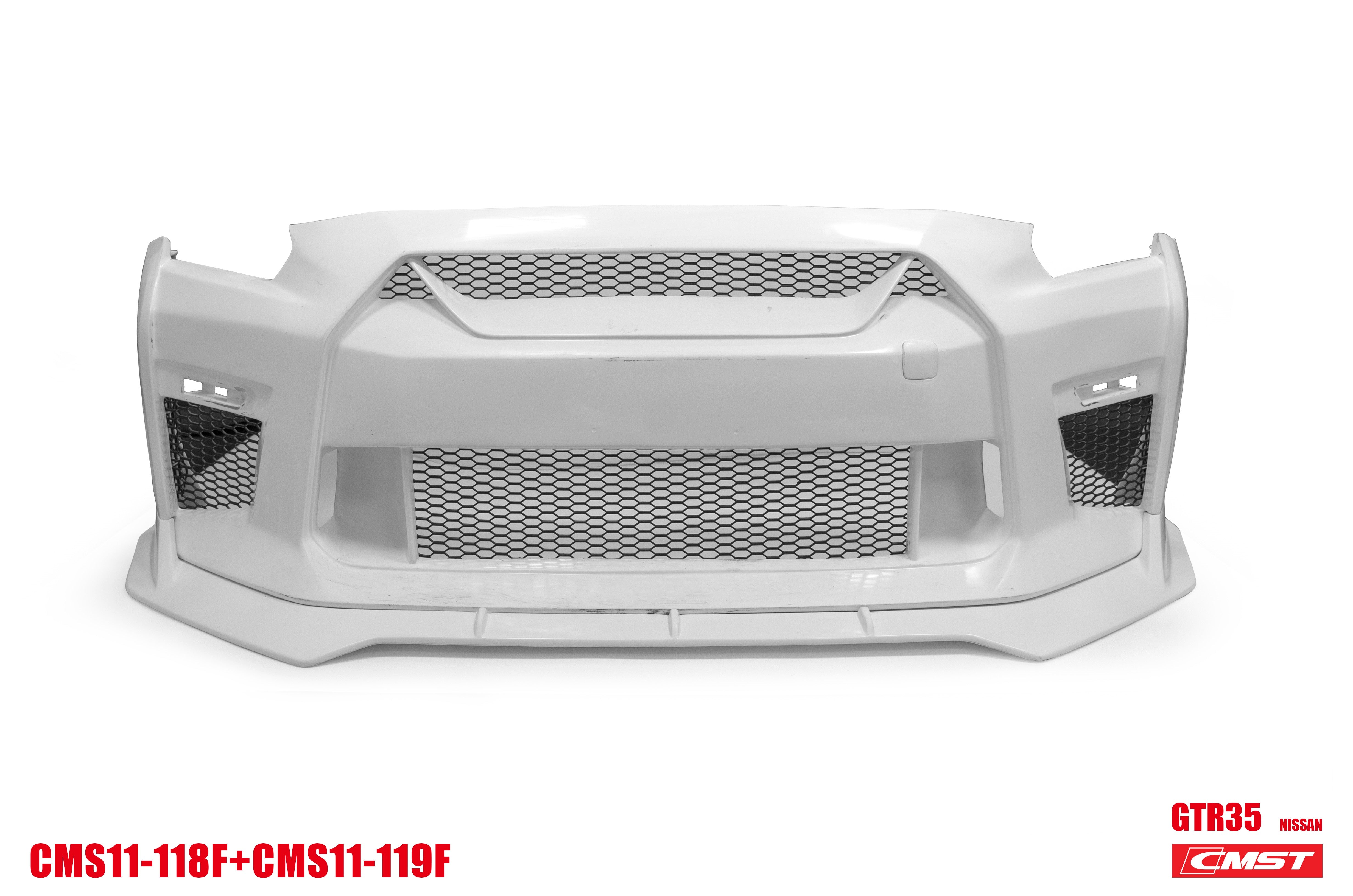 CMST Tuning Stage 2 Front Bumper & Front Lip for Nissan GTR GT-R R35 2008-2016 Facelift Conversion Kit