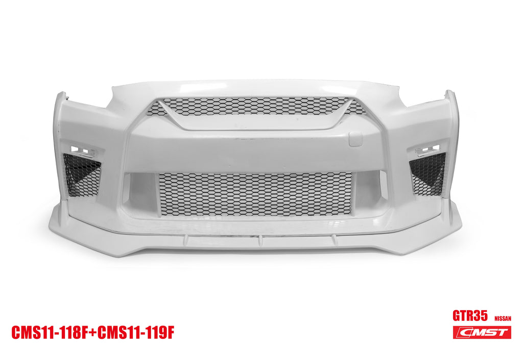 CMST Tuning Stage 2 Front Bumper & Front Lip for Nissan GTR GT-R R35 2 ...