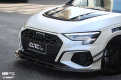 CMST Tuning Carbon Fiber Front Bumper Canards for Audi S3 A3 8Y 2021-ON