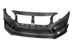 CMST Carbon Fiber Front Bumper & Front Lip for Tuning Honda Honda 10th Gen Civic