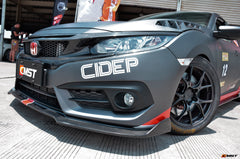 CMST Tuning Carbon Fiber Front Grill & Eye Lid Eyebrows for Honda 10th Gen Civic