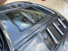 CMST Tuning Tempered Glass Carbon Fiber Hood Bonnet for Infiniti G37 4 Door Sedan