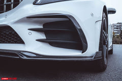 CMST Carbon Fiber Front Lip Splitter for Mercedes Benz C Coupe W205(2019-ON)