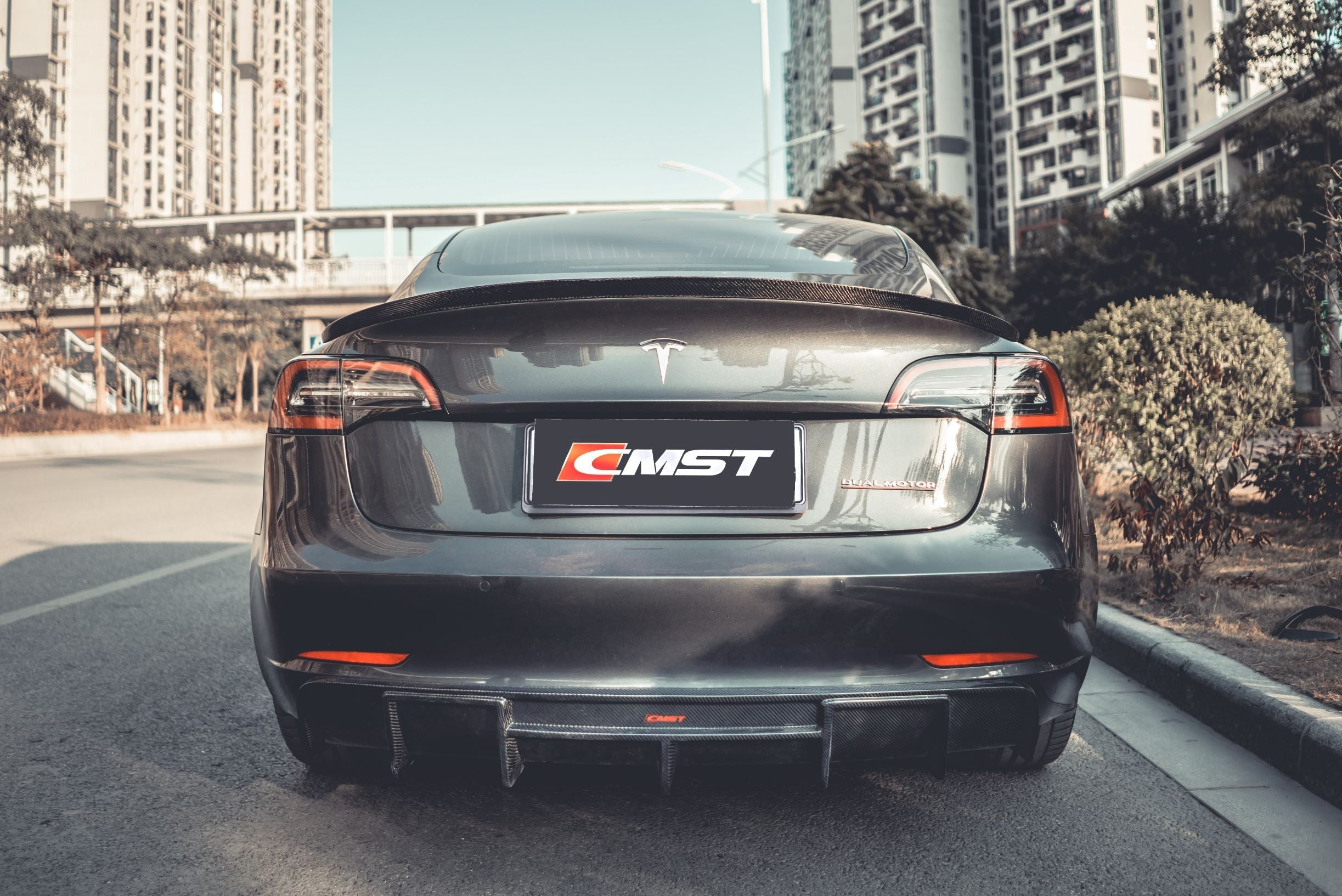 CMST Carbon Fiber Full Body Kit Style B for Tesla Model 3