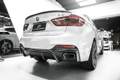 Future Design Carbon Fiber REAR DIFFUSER 3D STYLE for BMW X6 F16 2015-2019