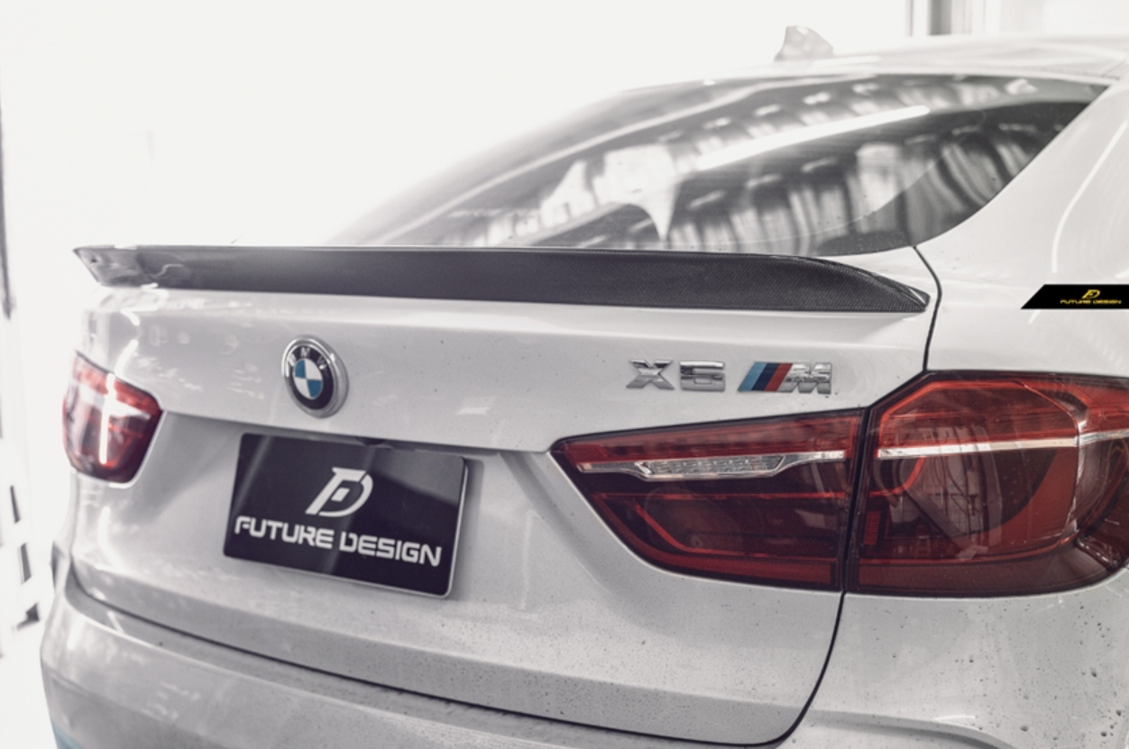 Future Design 3D STYLE Carbon Fiber REAR SPOILER for BMW X6M F86 & X6 F16 2015-2019