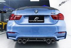 Future Design Carbon MP M Performance Carbon Fiber Rear Diffuser for BMW F80 F82 F83 M3 M4