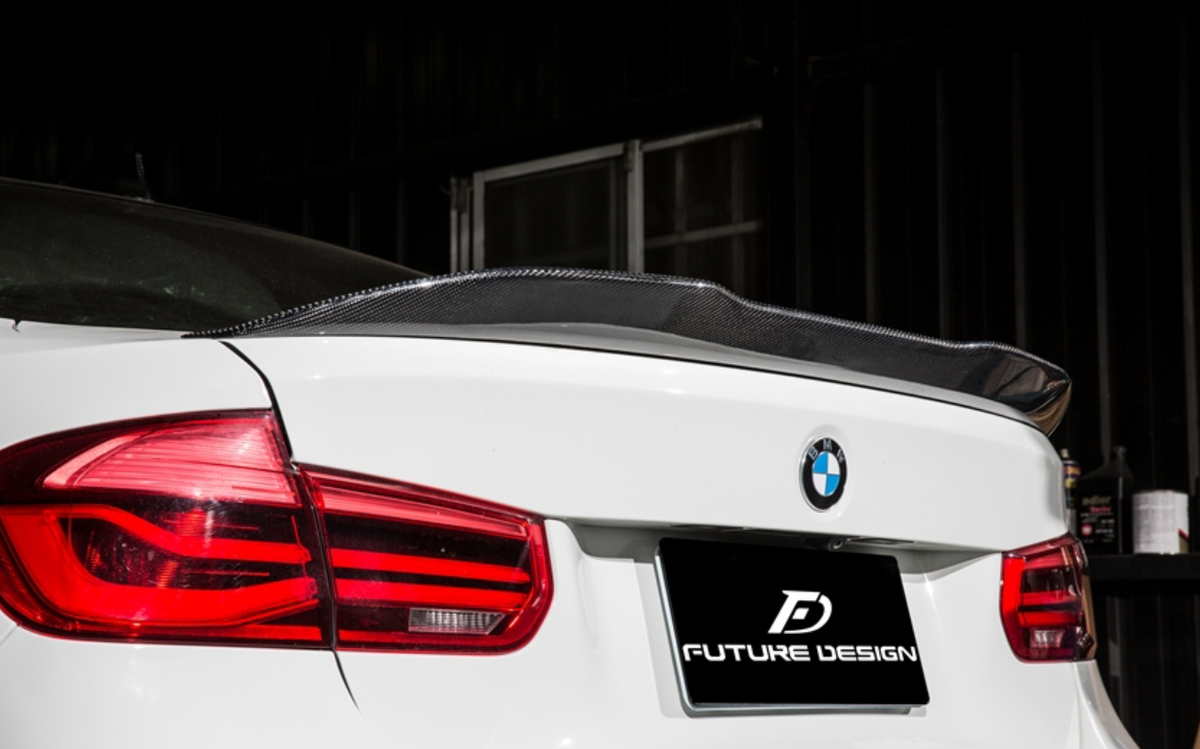 Future Design Carbon PSM Carbon Fiber for Rear Spoiler BMW F80 M3