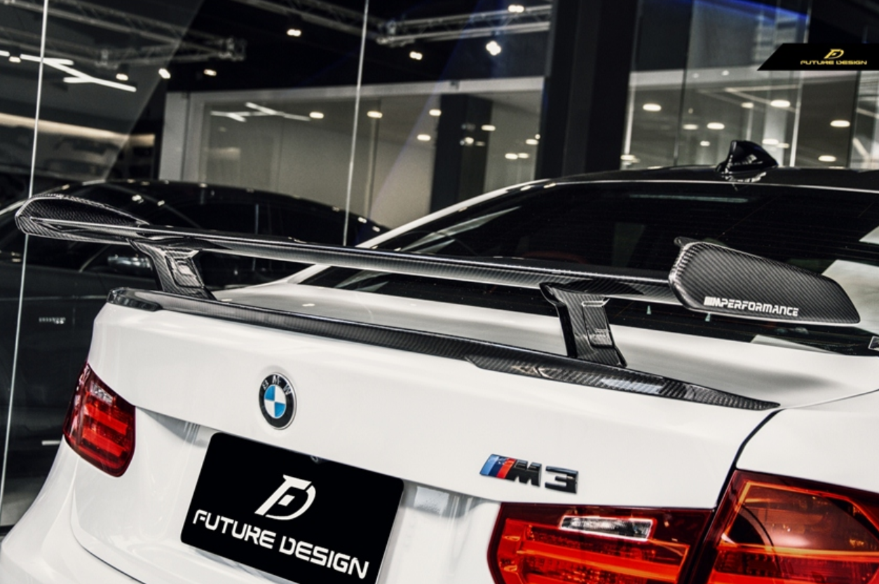 Future Design Carbon MP DTM Carbon Fiber Rear Spoiler for BMW F80 M3 F82 F83 M4
