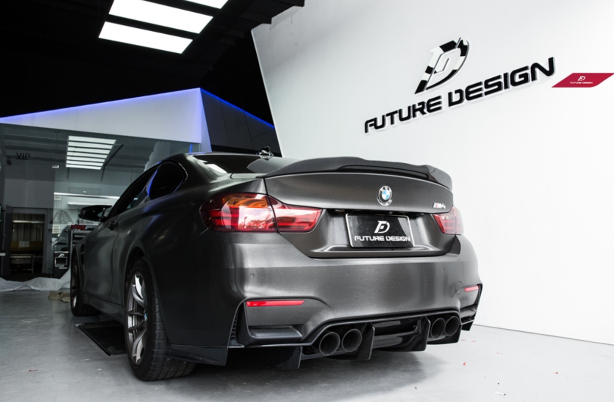 Future Design Carbon PSM Carbon Fiber Rear Spoiler BMW F82 M4