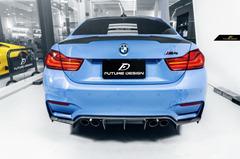 Future Design Carbon V Style Carbon Fiber Rear Spoiler for BMW F82 M4