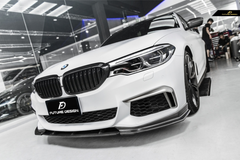 Future Design Carbon Carbon Fiber Front Lip GT Style For BMW 5 Series G30 530i 540i 2017-2020 Pre-facelift