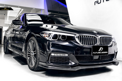 Future Design Carbon Carbon Fiber Front Lip ENDCC Style For BMW 5 Series G30 530i 540i 2017-2020 Pre-facelift