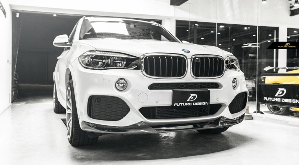 Future Design M-TECH STYLE Carbon Fiber FRONT LIP for BMW X5 F15 2014-2018