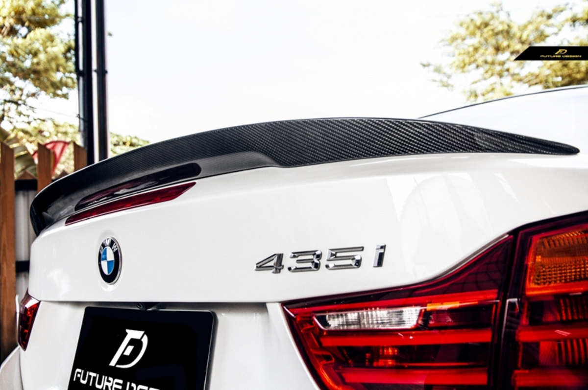 Future Design Carbon P Style Carbon Fiber Rear Spoiler  for BMW 4 Series F33 M4 F83