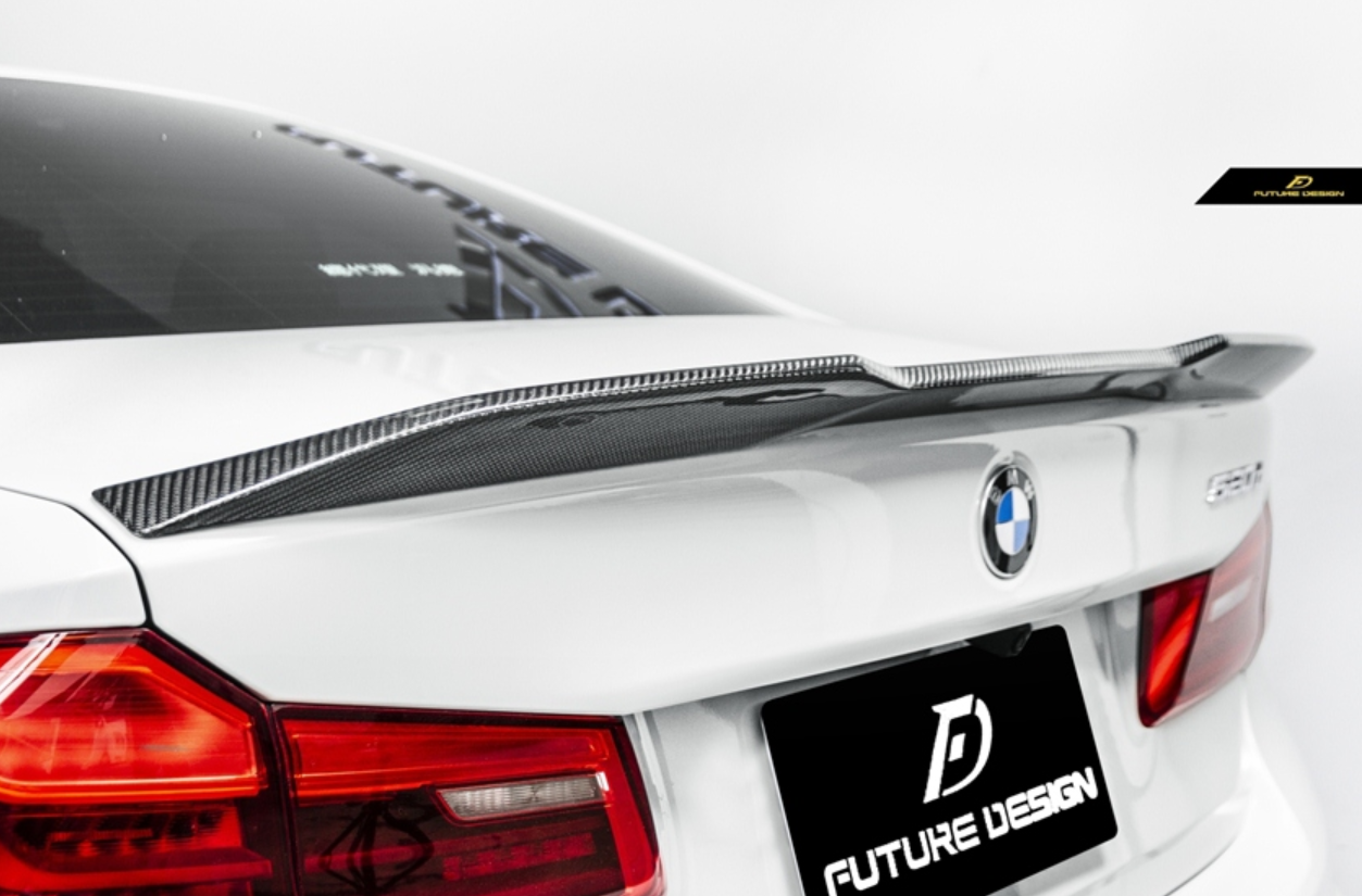 Future Design Carbon Fiber Rear Spoiler CS Style For BMW F90 M5 & 5 Series G30 530i 540i 2017-ON