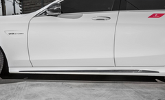 Future Design Carbon Fiber Side Flares Cover for Mercedes Benz W205 2015-2020 C300 C43 C63 AMG Coupe 2 Door Sedan