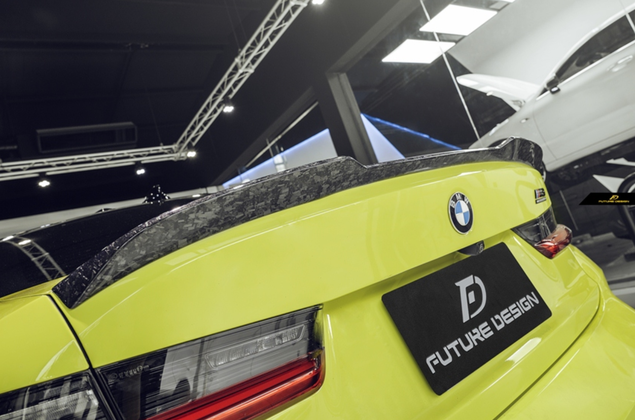Future Design FD Carbon Fiber Rear Spoiler for BMW G20 / G21 3 Series  & M3 G80 2019-ON