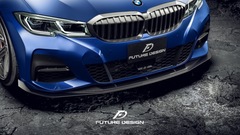 Future Design FD GT Carbon Fiber Front Splitter for BMW G20 / G21 3 Series M340i 330i