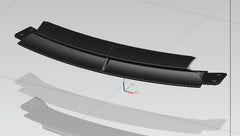 Future Design Carbon Fiber FRONT LIP SPLITTER for Tesla Model Y / Performance