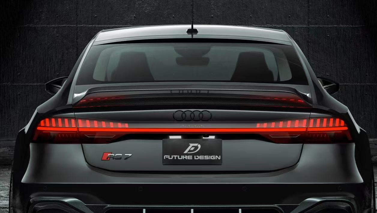 Future Design Blaze Carbon Fiber REAR SPOILER for Audi RS7 S7 A7 C8 2020-ON