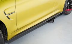 Future Design Carbon Carbon Fiber Side Skirts Ver.1 for BMW 4 Series F32 F33 F36