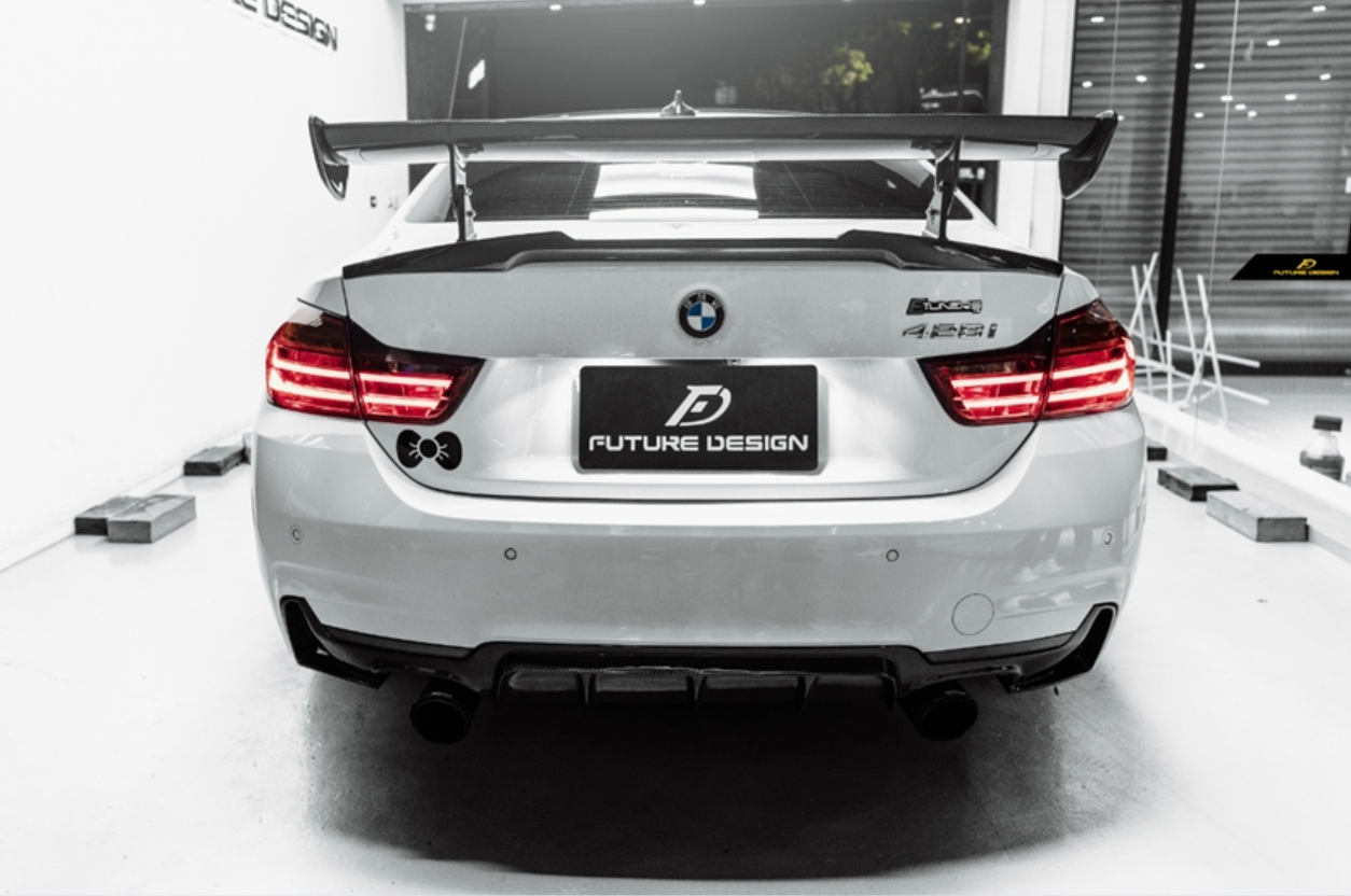 Future Design Carbon GTS Style Carbon Fiber Rear Spoiler Wing for BMW 4 Series F32 F33 F36