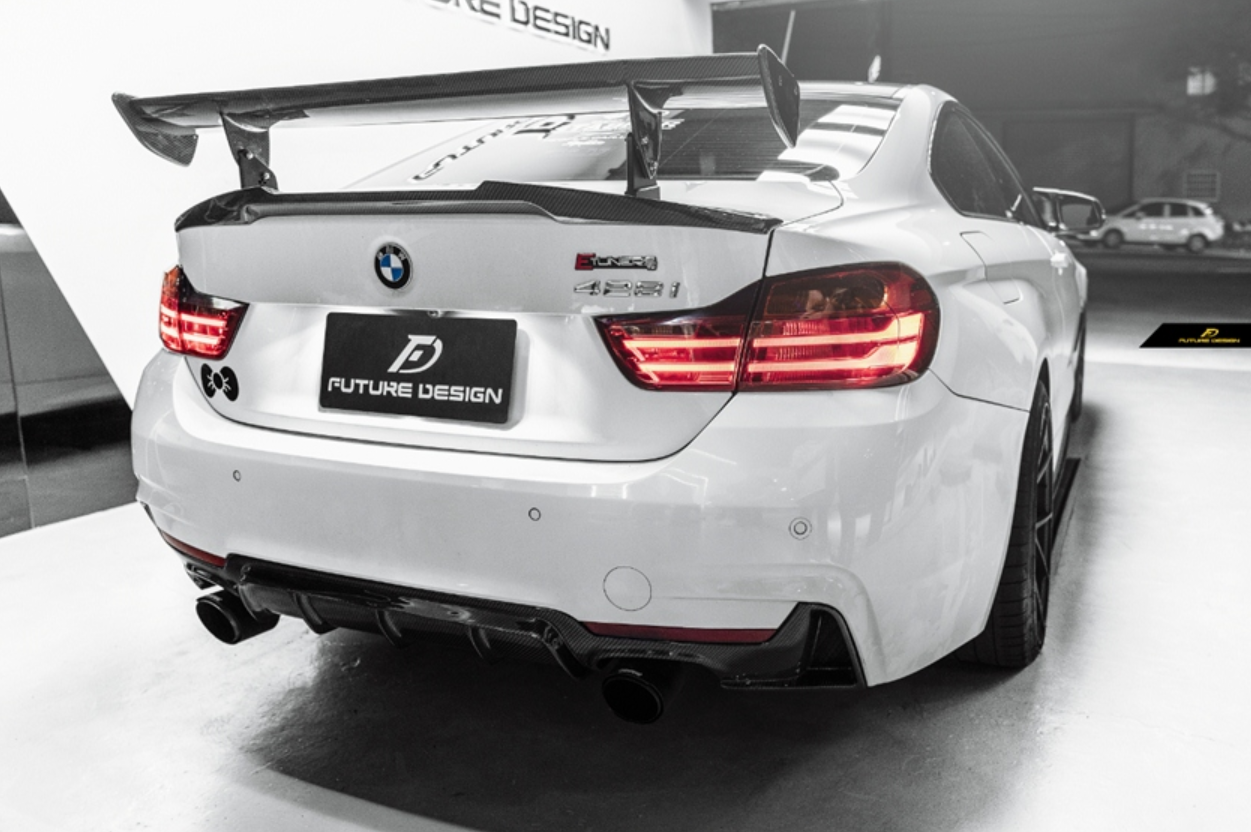 Future Design Carbon GTS Style Carbon Fiber Rear Spoiler Wing for BMW 4 Series F32 F33 F36