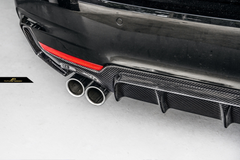 Future Design Carbon M Performance Single Side Dual Exit Carbon Fiber Rear Diffuser for BMW 4 Series F32 F33 F36