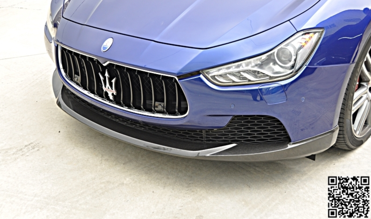 Future Design Carbon Maserati Ghibli 2014-2017 Carbon Fiber Front Lip