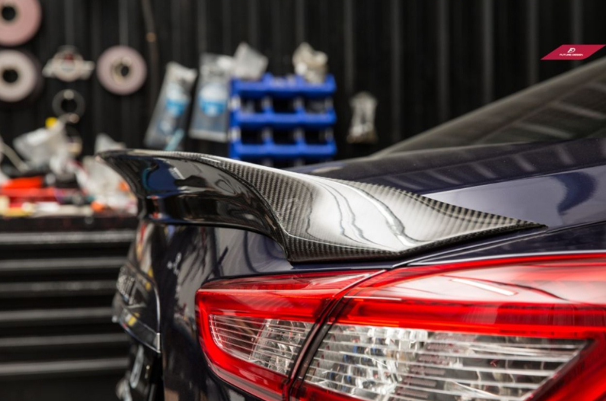 Future Design Carbon Maserati Ghibli 2014-2017 Carbon Fiber Rear Spoiler Ver.1