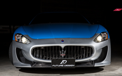 Future Design Carbon Maserati Gran Turismo Partial Carbon Fiber Front Bumper