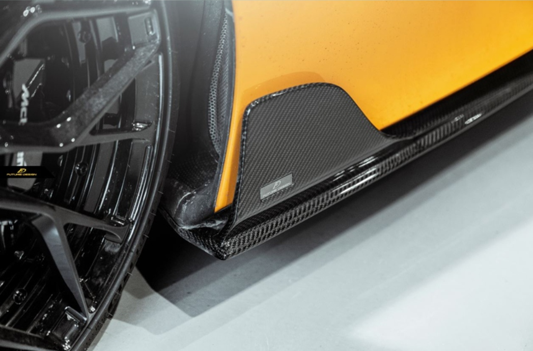 Future Design Carbon McLaren 720S Carbon Fiber Side Skirts