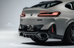 Future Design FD Carbon Fiber REAR DIFFUSER for BMW X4 G02 2022-ON Facelift FL M40i