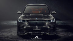 Future Design FD Carbon Fiber FRONT LIP SPLITTER for BMW X7 G07 2020-2022